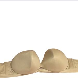 Cacique Comfort Bliss Strapless Bra - Cream 46DD. Like new!